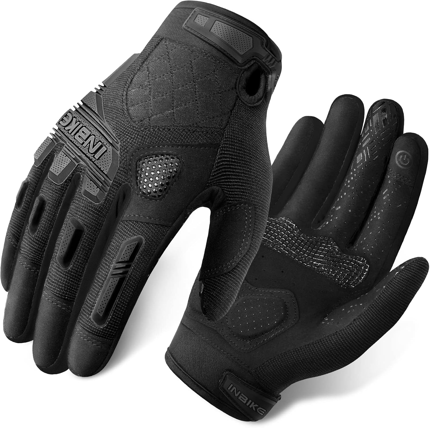 Detalle de INBIKE MTB Gloves, Large Cycling Gloves with EVA Padding and TPR Guards