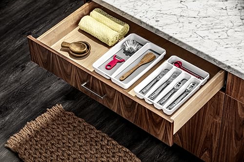 Detalle 2 de madesmart Mini Bandeja para Cubiertos en Cajón - Blanca 🥄