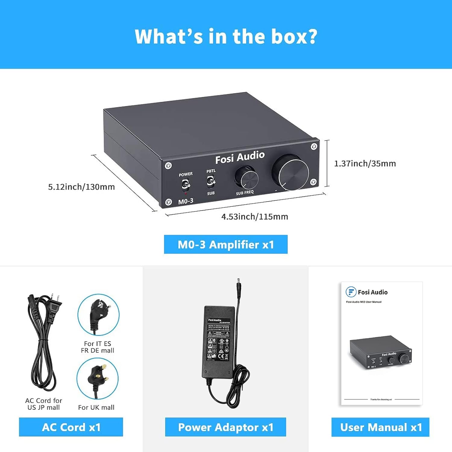 Thumbnail 6 de Fosi Audio M03 ampli 300 W ⚙️