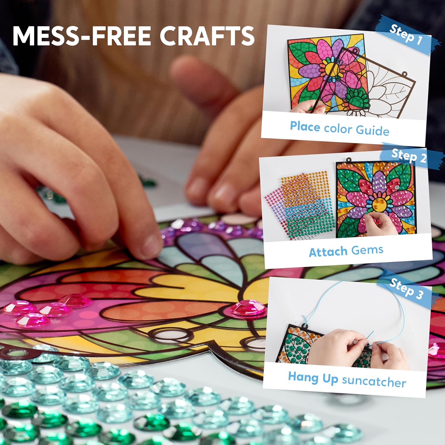 Thumbnail 2 de Klever Kits Window Art Suncatcher Kit for Kids 🎨