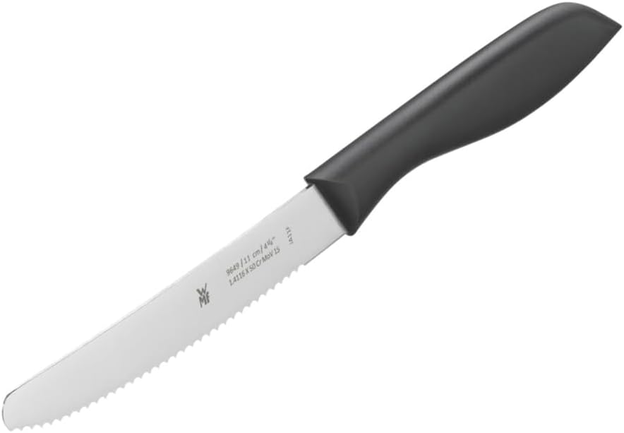 Detalle de WMF Classic Line Frühstücksmesser-Set (6-teilig) mit Brötchenmesser-Wellenschliff, 23 cm
