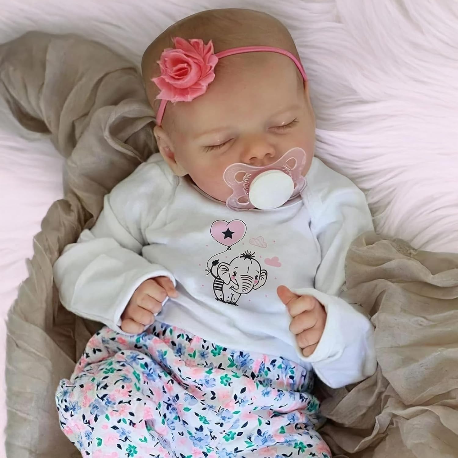 Detalle de JIZHI Reborn-Baby Dolls 17-inch realistic newborn doll 🎎
