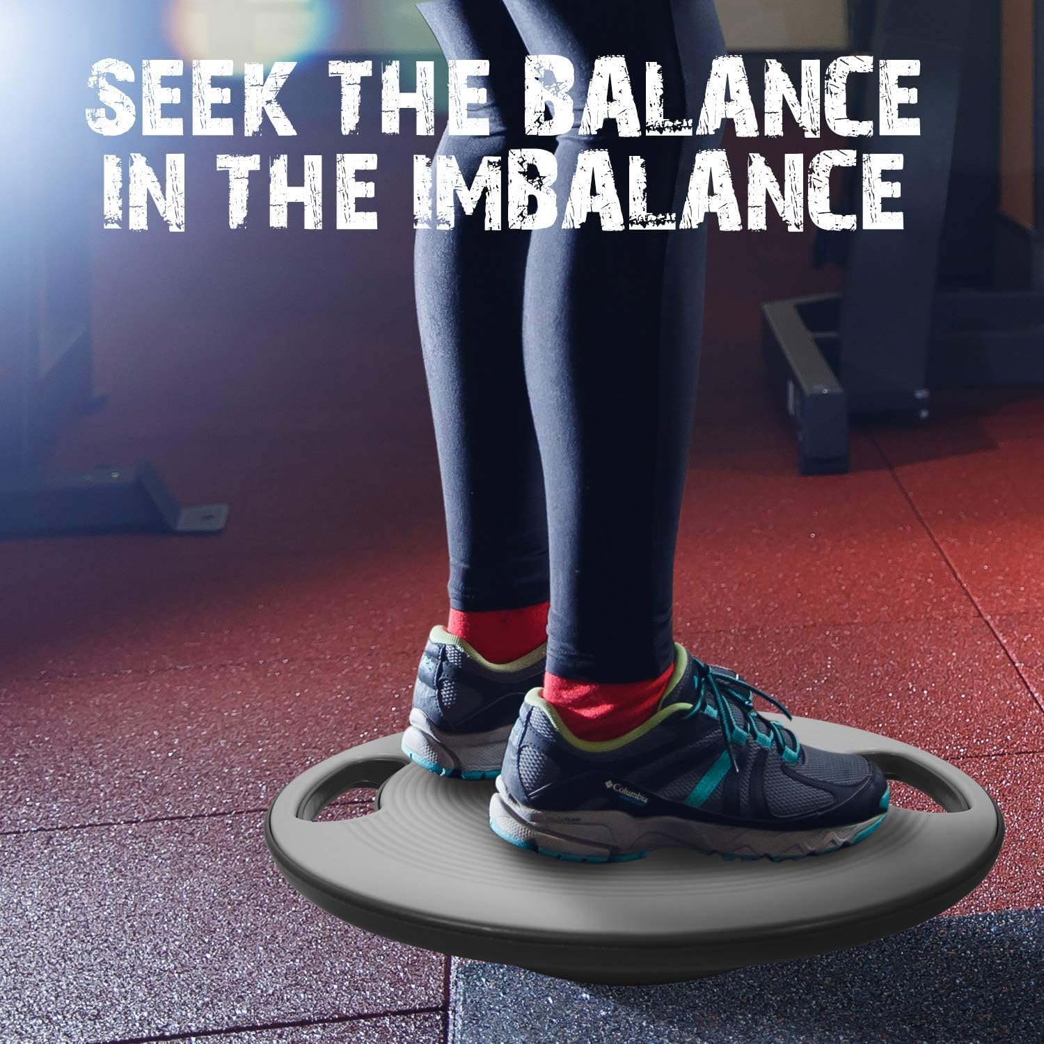 Detalle de Yes4All 350LBS Wooden Balance Board for Physical Therapy and Standing Desks