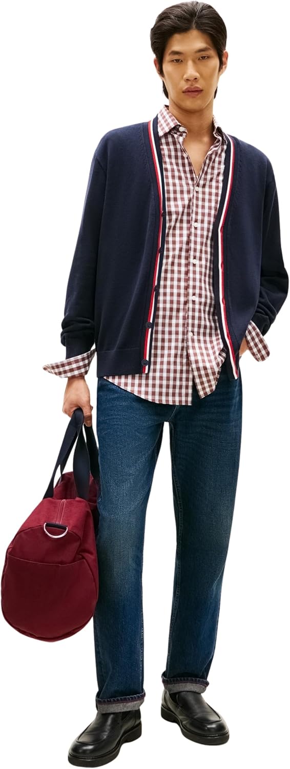 Detalle de Tommy Hilfiger RWB Cardigan Mw0mw41544 – Cardigan Homme