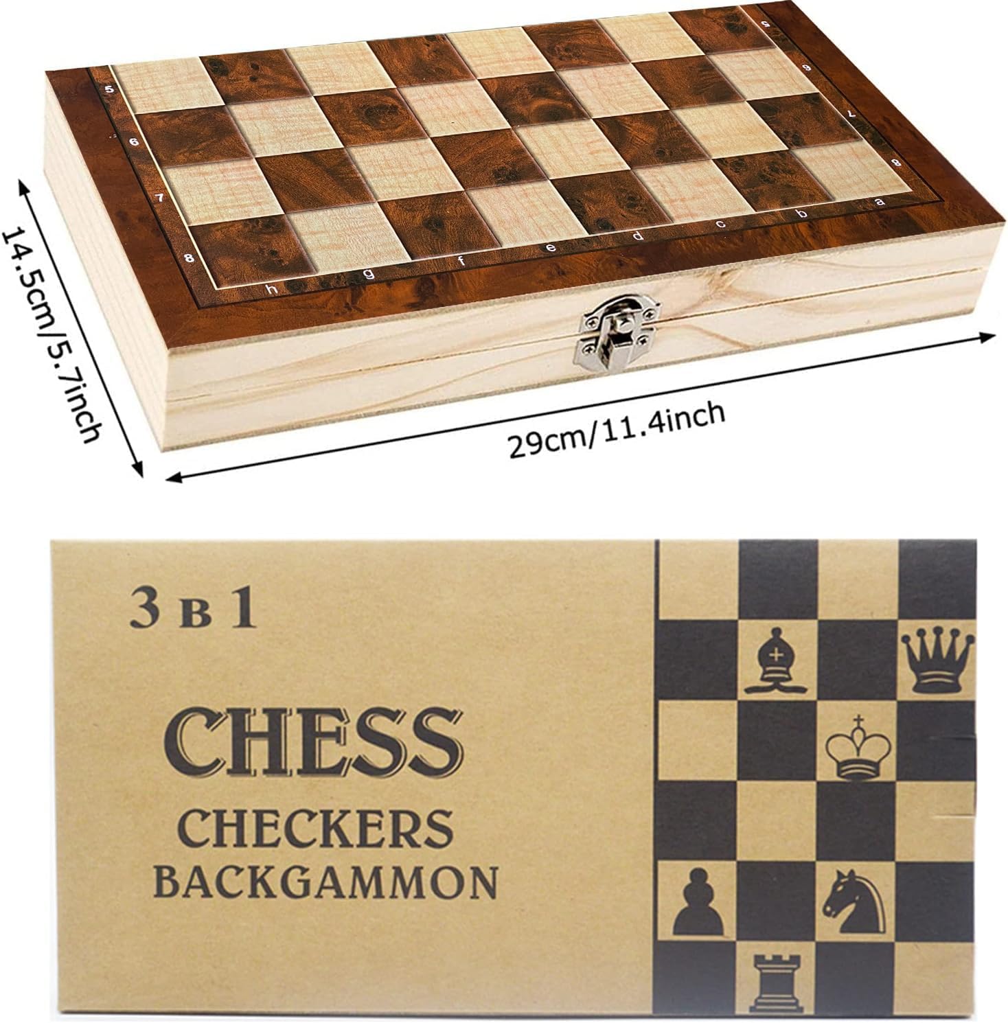 Thumbnail 1 de Jsdoin 3 in 1 Magnetic Chess Set