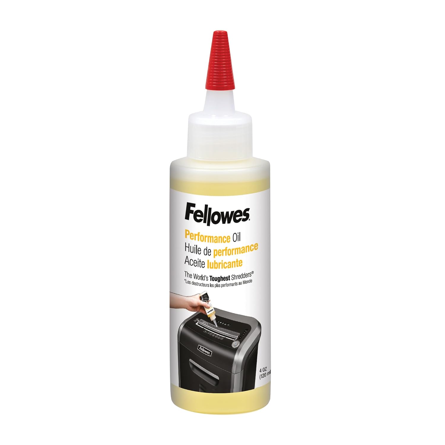 Fellowes Aktenvernichter-Öl – 120 ml zur Pflege von Cross-Cut und Mikroschnitt-Aktenvernichtern