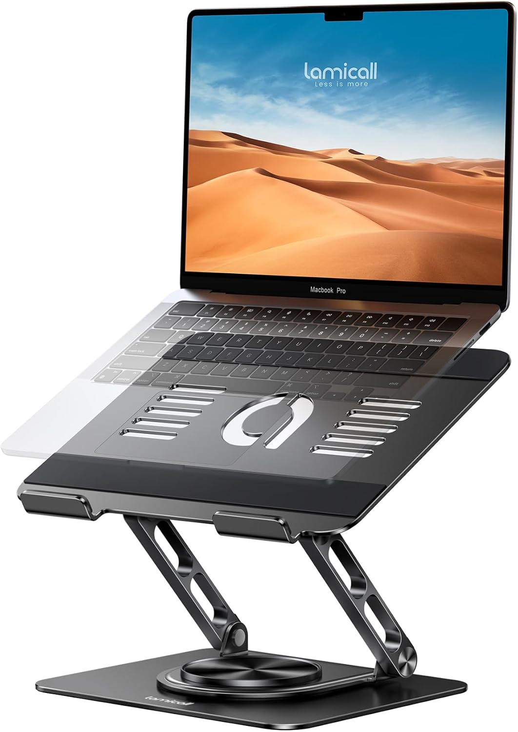 Detalle de Lamicall Laptop Stand Desk 360° Rotatable