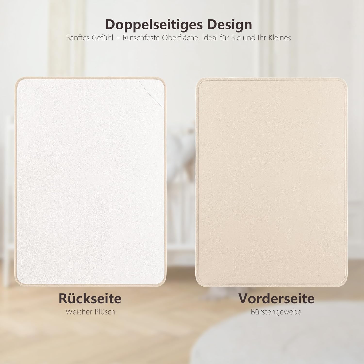 Thumbnail 2 de Susurration 2er Pack wasserdichte Bettunterlagen für Kinder (75x90 cm), waschbar