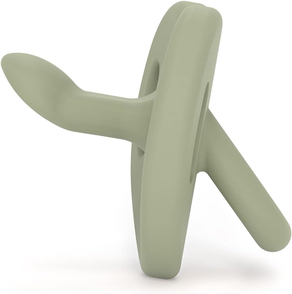 Detalle 2 de Suavinex Ciuccio tutto silicone 0–6 mesi SX Pro, tettarella anatomica per sonno sereno – Colour Essence Verde