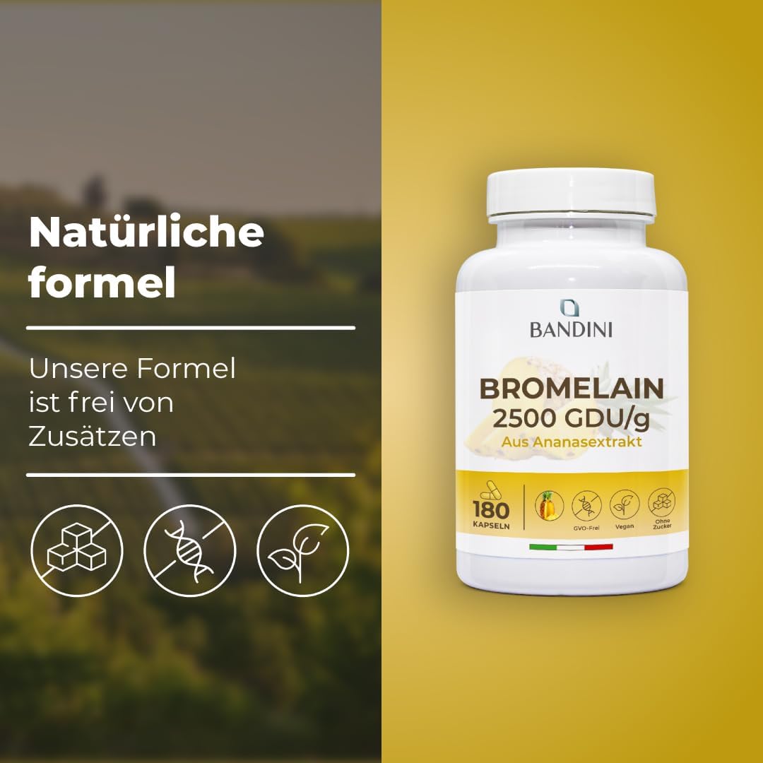 Detalle 2 de Bandini Bromelain Strong 1000 mg GDU