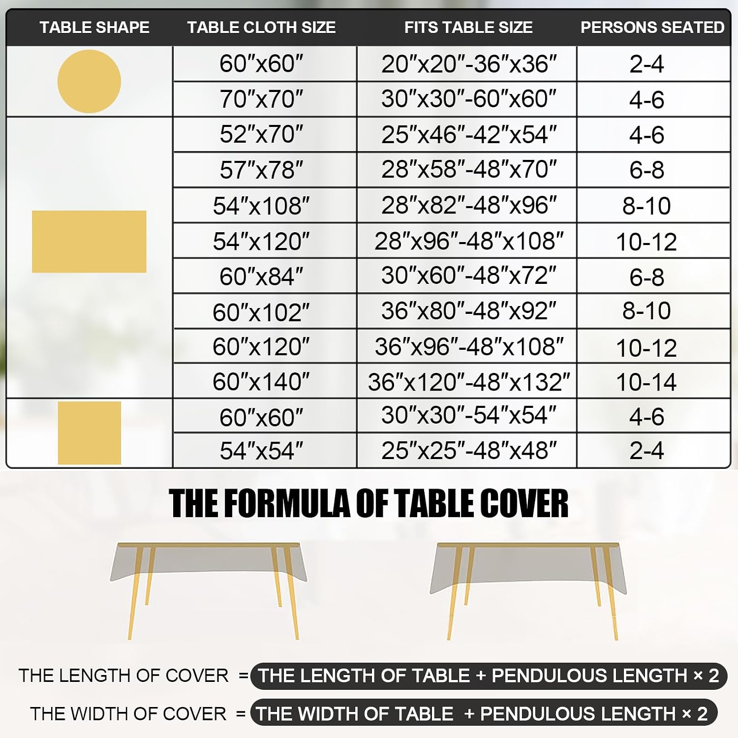 Thumbnail 5 de Smiry Round Table Cloth 70" Round ๐ฝ