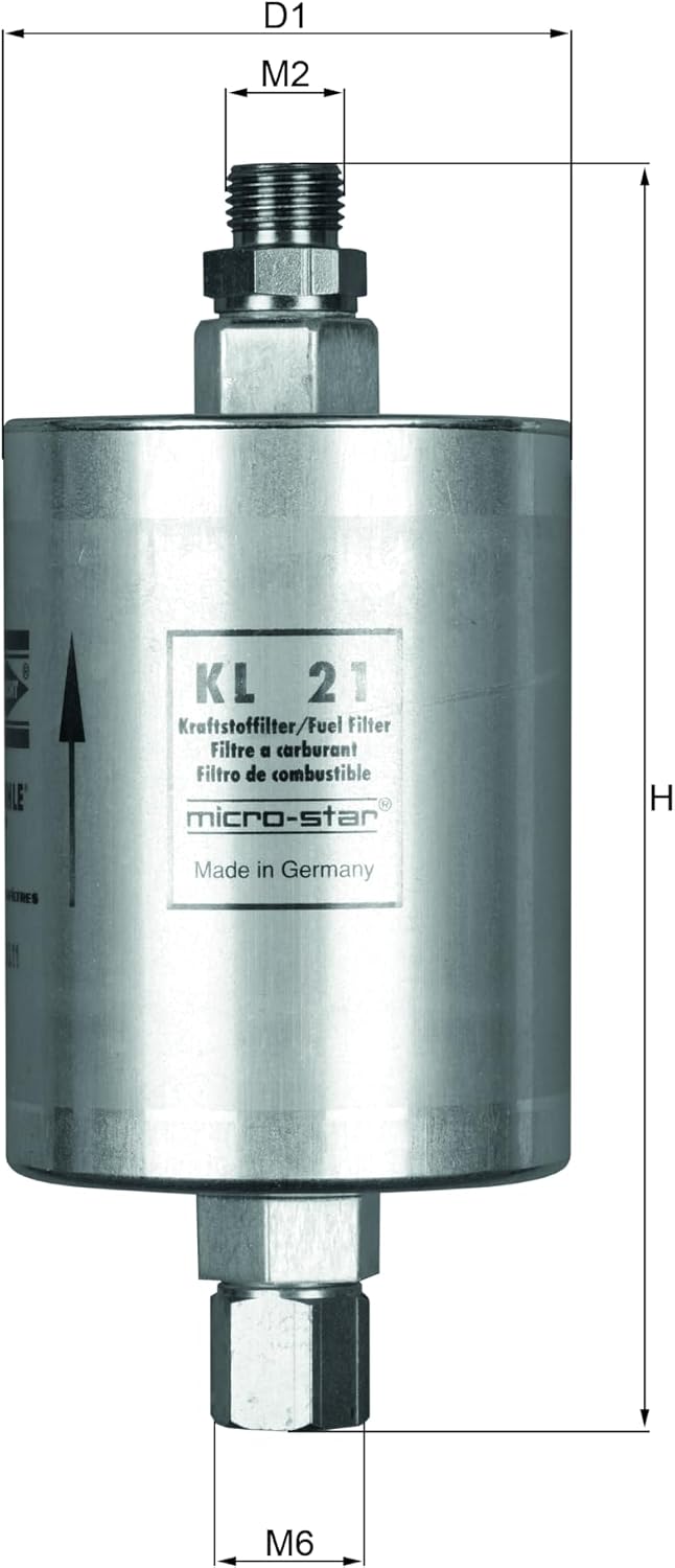 Thumbnail 2 de MAHLE KL 21 Filtre à carburant Porsche