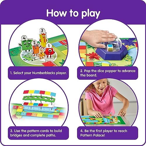 Thumbnail 3 de Learning Resources Numberblocks Race to Pattern Palace Maths Game (Ages 3+)