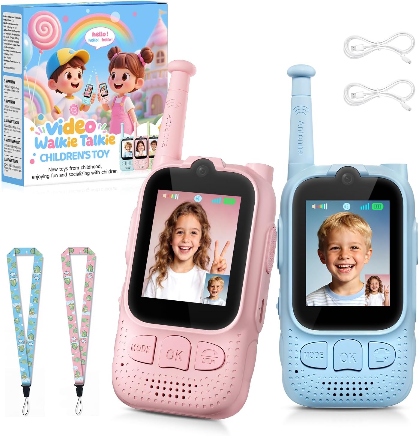 Detalle de Kids Video Walkie-Talkies, 2-Pack