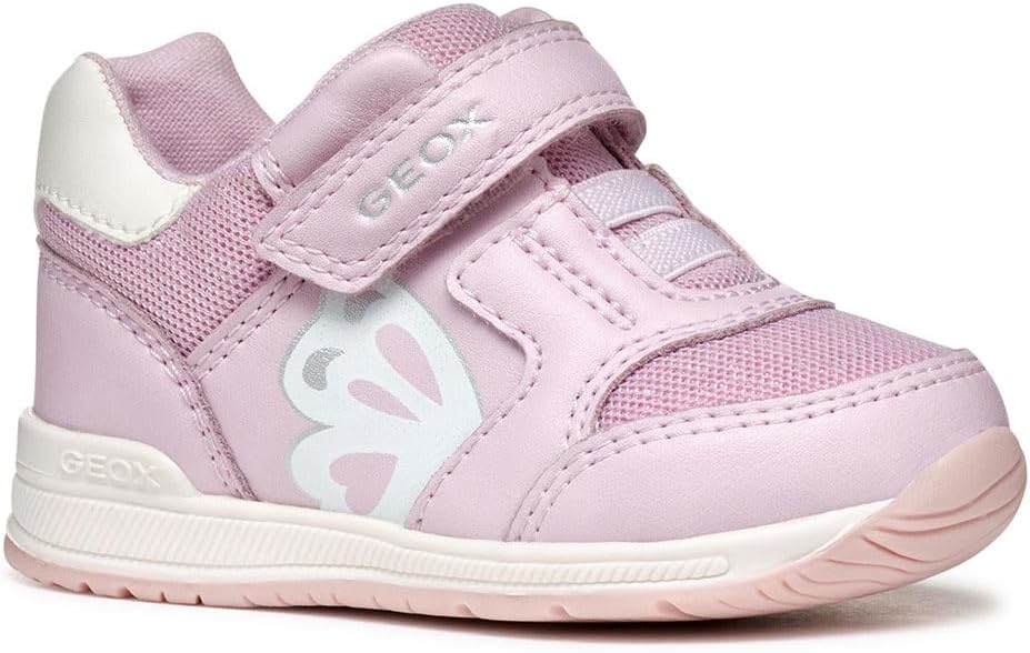 Detalle de Geox B Rishon Girl A BasketBébé Fille – Chaussures bébé filles respirantes et faciles à enfiler