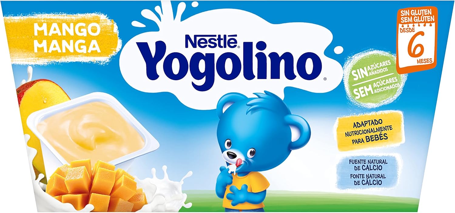 Thumbnail 4 de Nestlé Yogolino Fresa Plátano 🥄 Pack 6 (4x100g) a partir de 8 meses