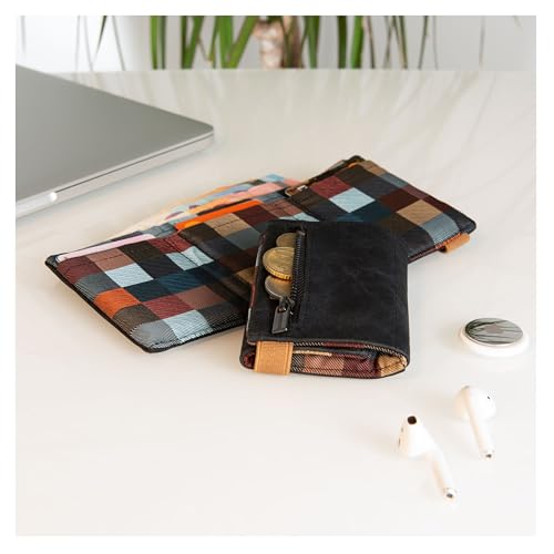 Detalle 2 de GUGGIARI Portafoglio Uomo in Pelle PU RFID – Slim, Nuovo Design con Portamonete e Tasca Esterna