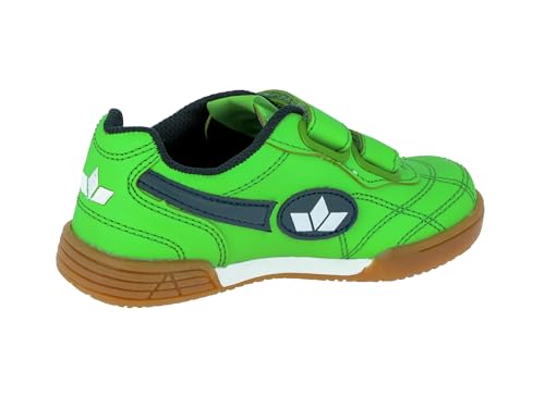 Detalle de Lico Bernie V Hallenschuhe für Kinder – Grün Marine Weiß, 37 EU