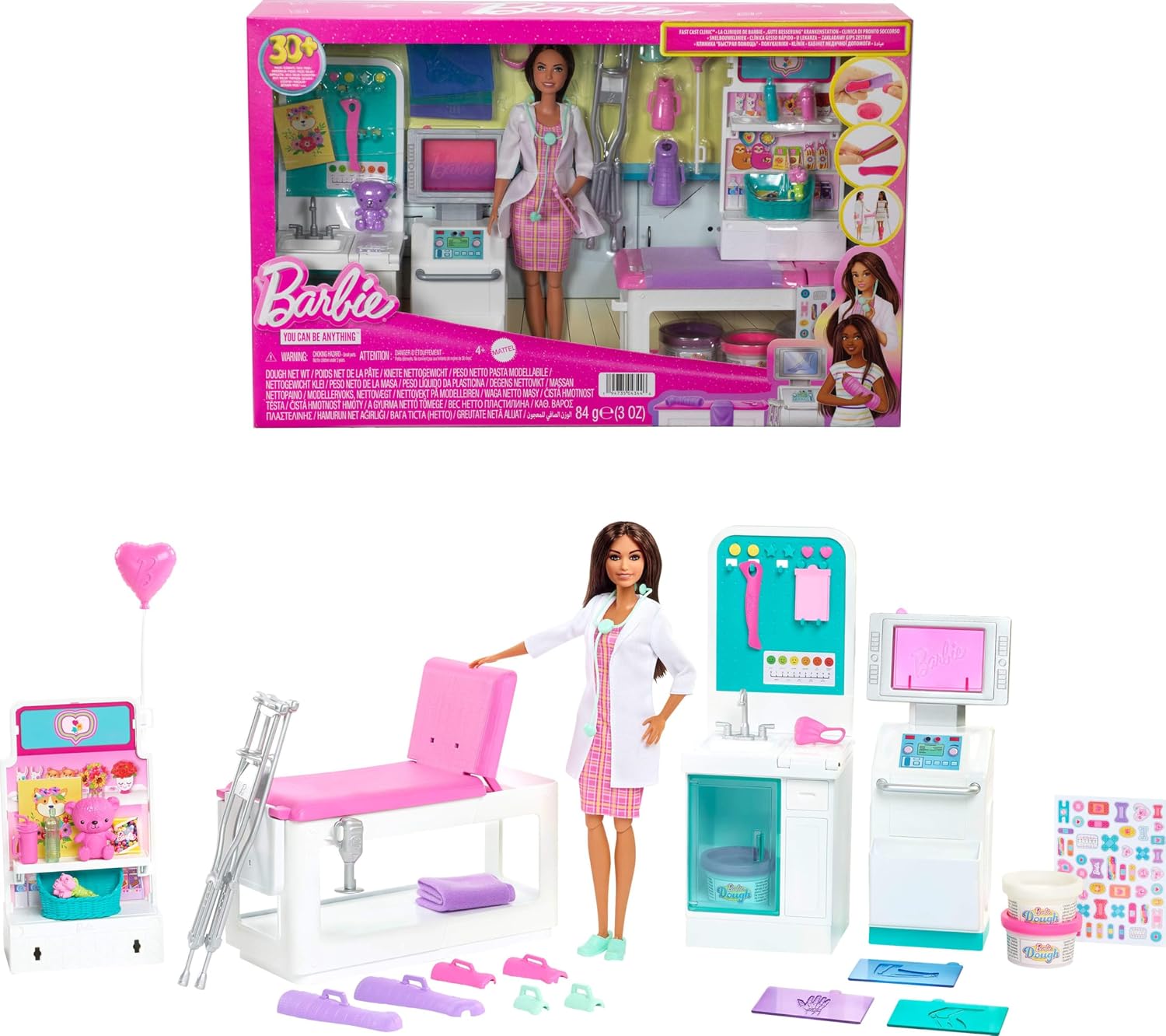 Detalle de Barbie Fast Cast Clinic playset, 12-inch