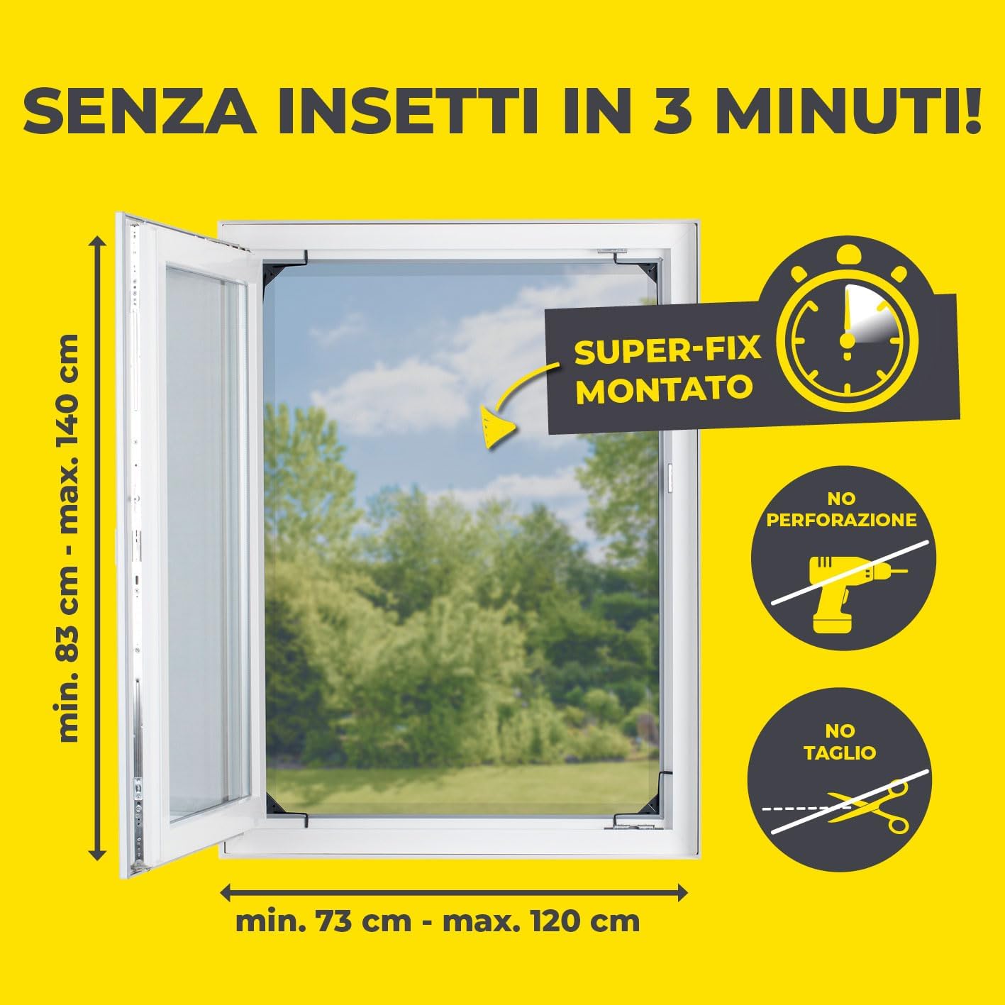 Detalle 2 de EASYmaxx EASYmaxx zanzariera telescopica