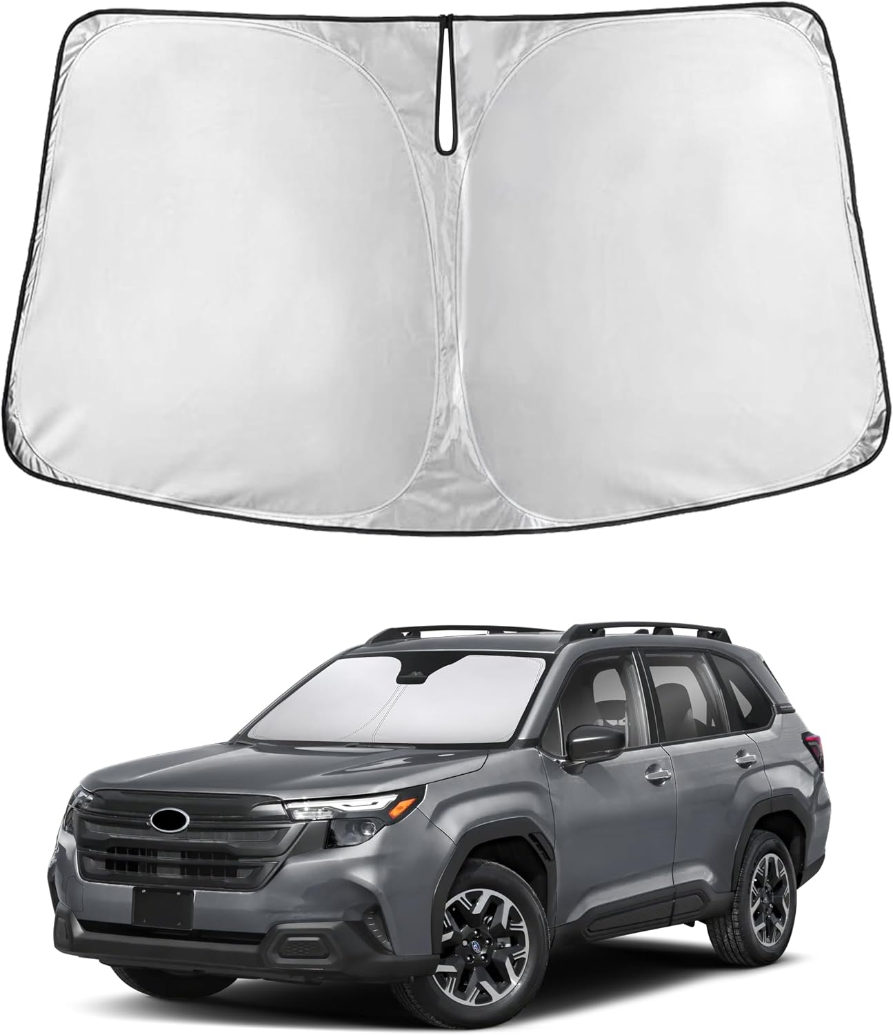 Thumbnail 6 de EcoNour Car Windshield Sunshade 64x32 Inches