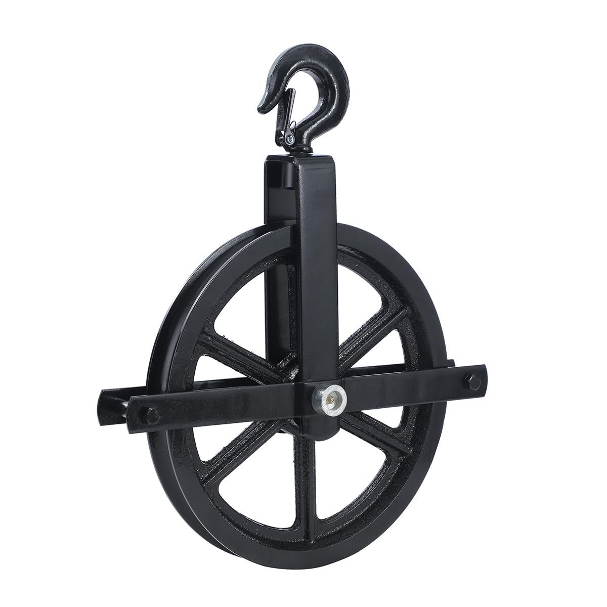 Detalle 2 de KATSU Pulley Wheel 300mm Gin Hoist with Hook — 450kg Capacity