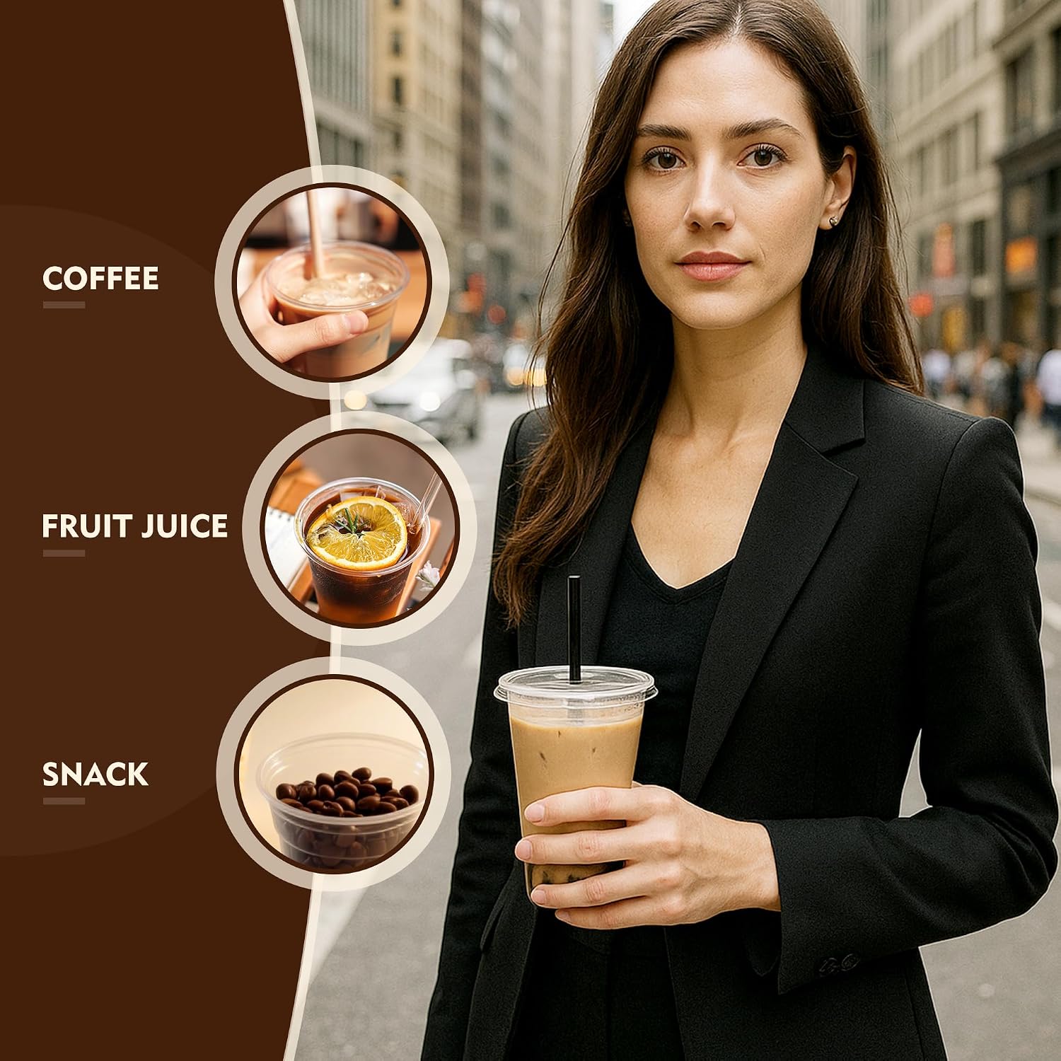 Detalle 2 de YEEHAW 16 oz iced coffee cups 100-pack