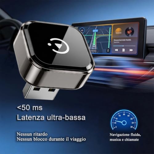 Detalle de Adattatore CarPlay Wireless by KANANAFEEL: compatibile con veicoli CarPlay cablato