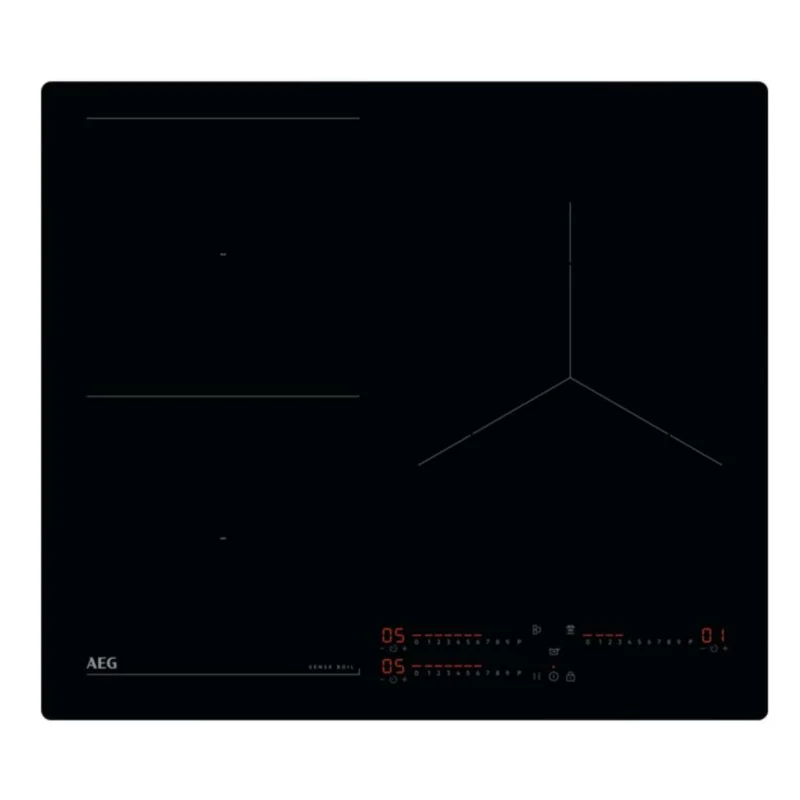 Detalle de AEG TI63IQ10IB Placa inducción 3 zonas 60 cm Hob2Hood