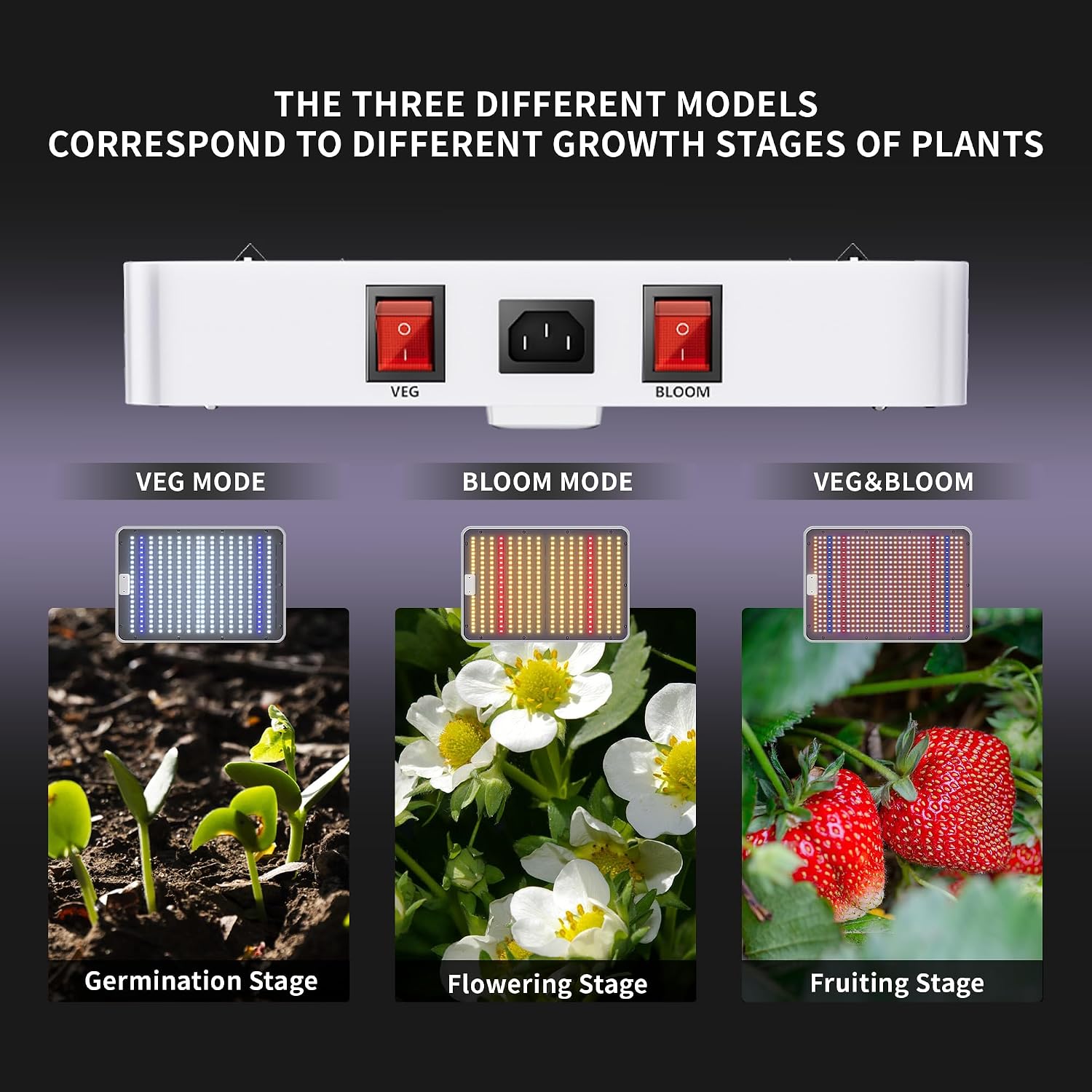 Thumbnail 2 de KingLED Grow Light 200W