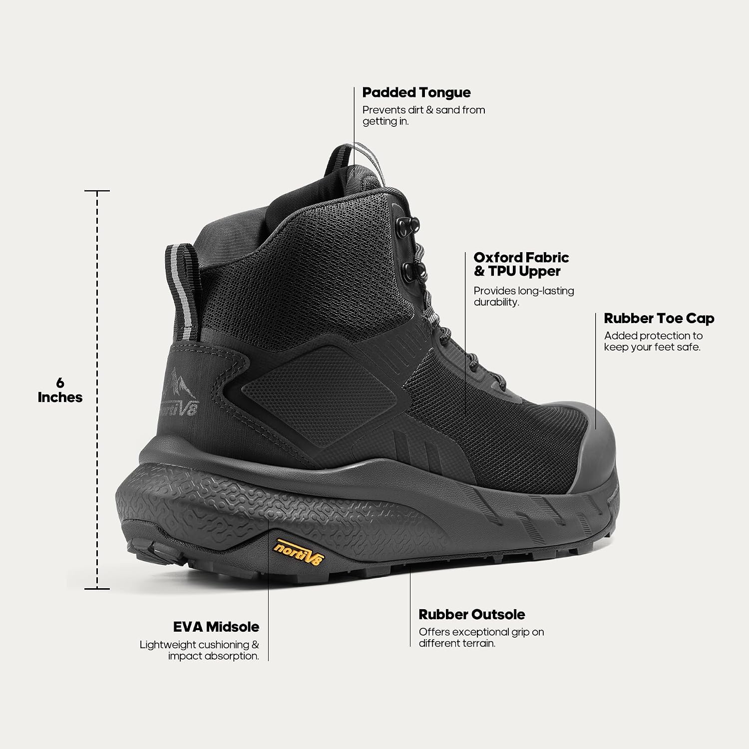 Thumbnail 6 de NORTIV 8 Defender Waterproof Tactical Boots