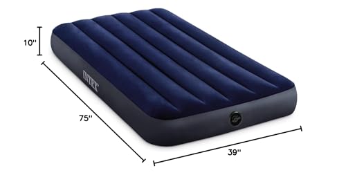 Thumbnail 7 de Intex 64757E Dura-Beam Standard Downy Air Mattress: Twin, 10in, 300lb Capacity