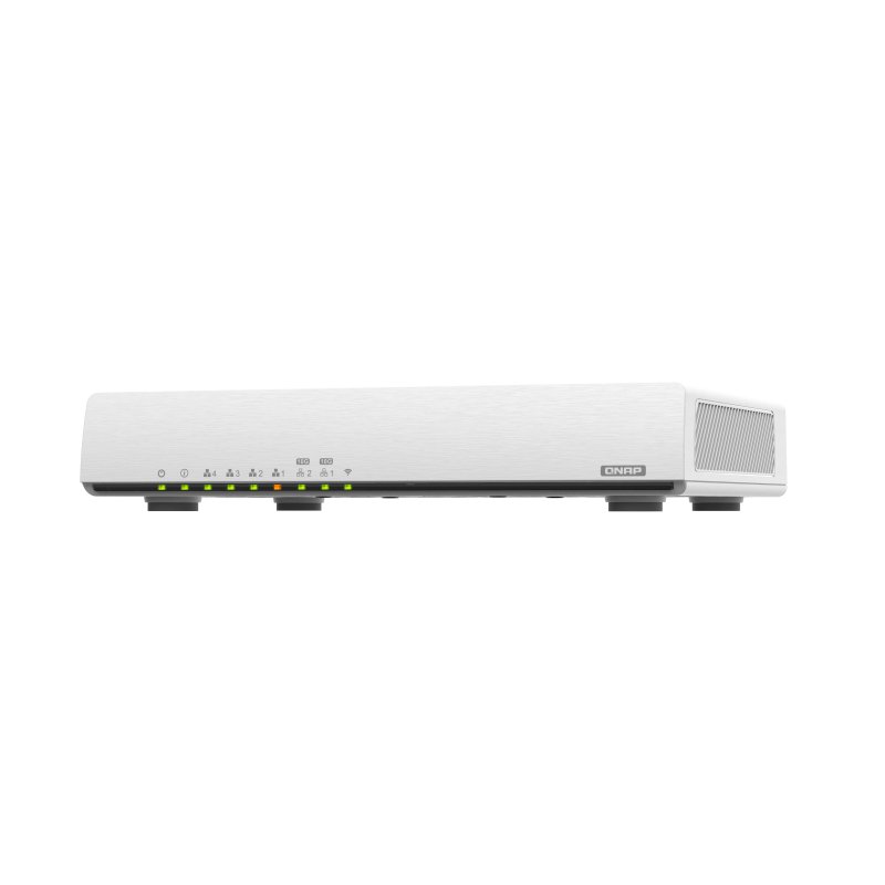 Detalle 2 de QNAP Qhora-301W: router inalámbrico WiFi 6 dual band AX3600 con VPN SD-WAN