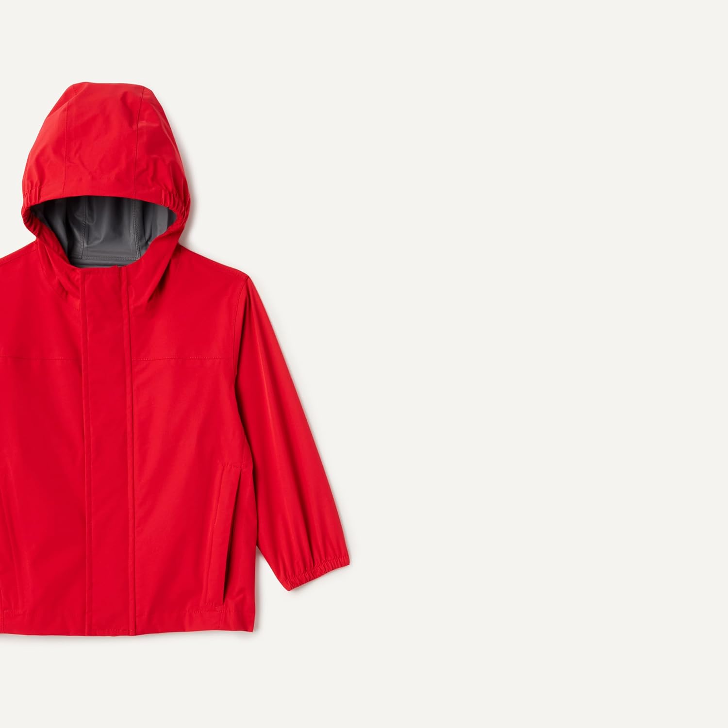 Detalle de Amazon Essentials Boys Waterproof Rain Jacket with Hooded Zip Front