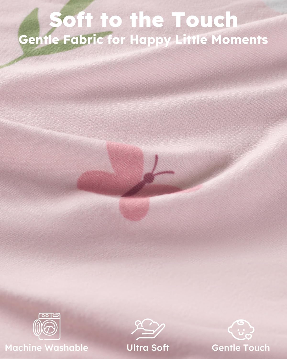 Detalle de Nyessmee Fitted Crib Sheets 52 x 28 Inches