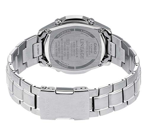 Detalle 2 de Casio LCW-M100DSE-1AER Herren-Armbanduhr: Solarbetrieben, Funkuhr mit Weltzeit aus massiven Edelstahl