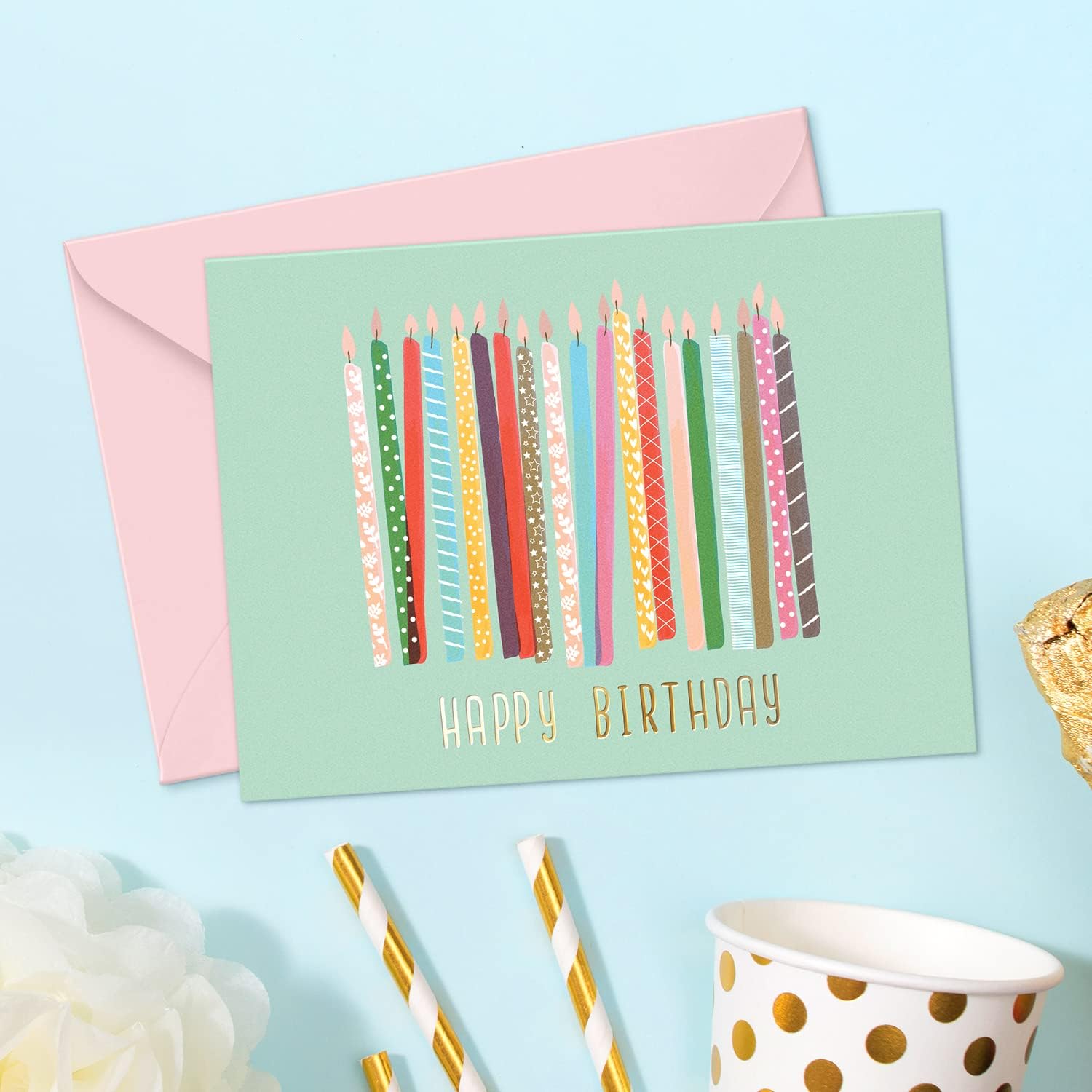 Thumbnail 3 de Sweetzer & Orange Happy Birthday Cards with Envelopes & Assortment Box (20-card variety pack)