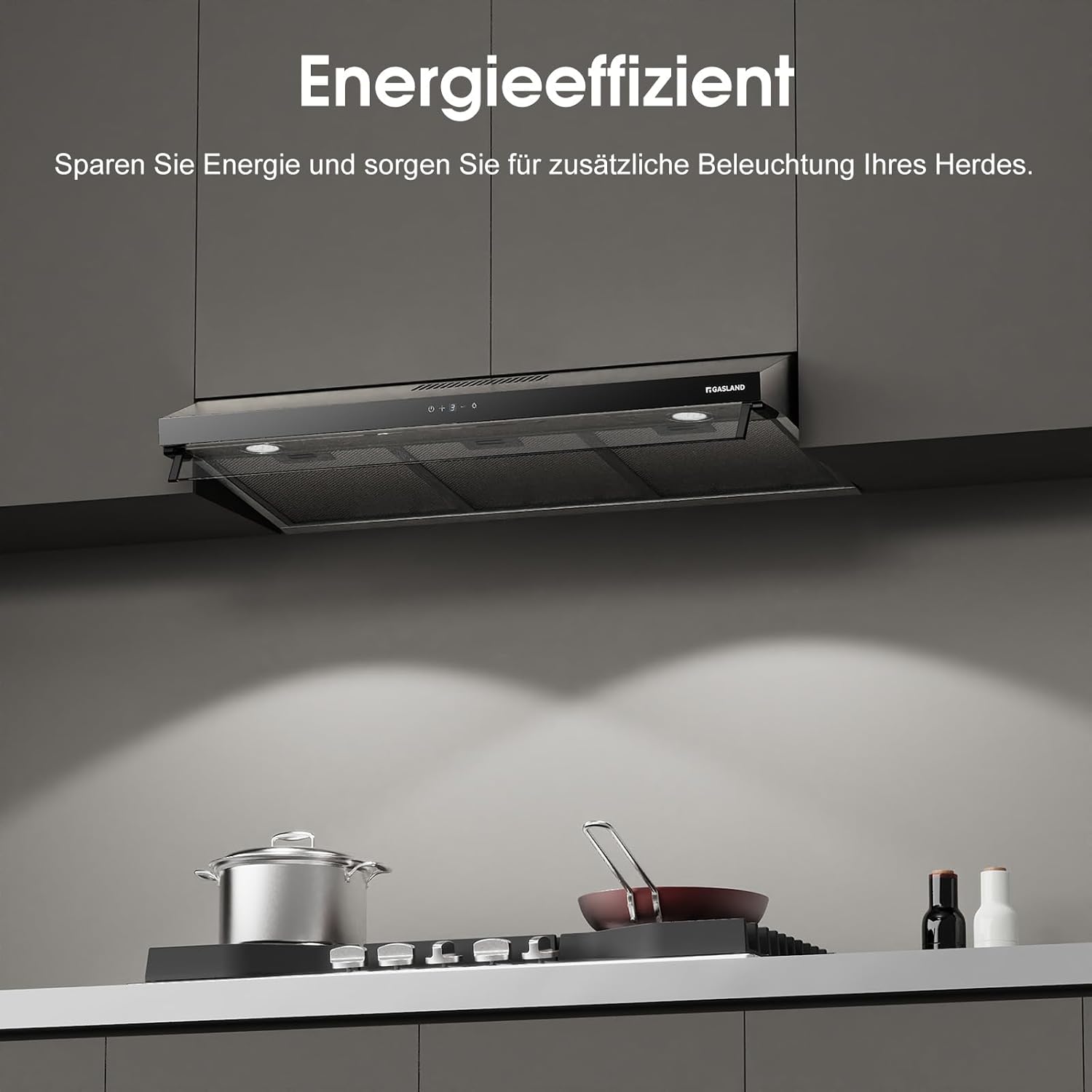 Thumbnail 1 de GASLAND UC90SS Doppelmotor Dunstabzug 90 cm