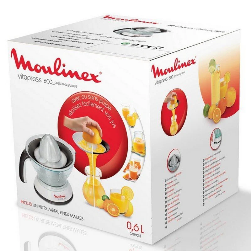 Thumbnail 1 de Moulinex Vitapress 600 Exprimidor 30 W blanco/negro 🍊