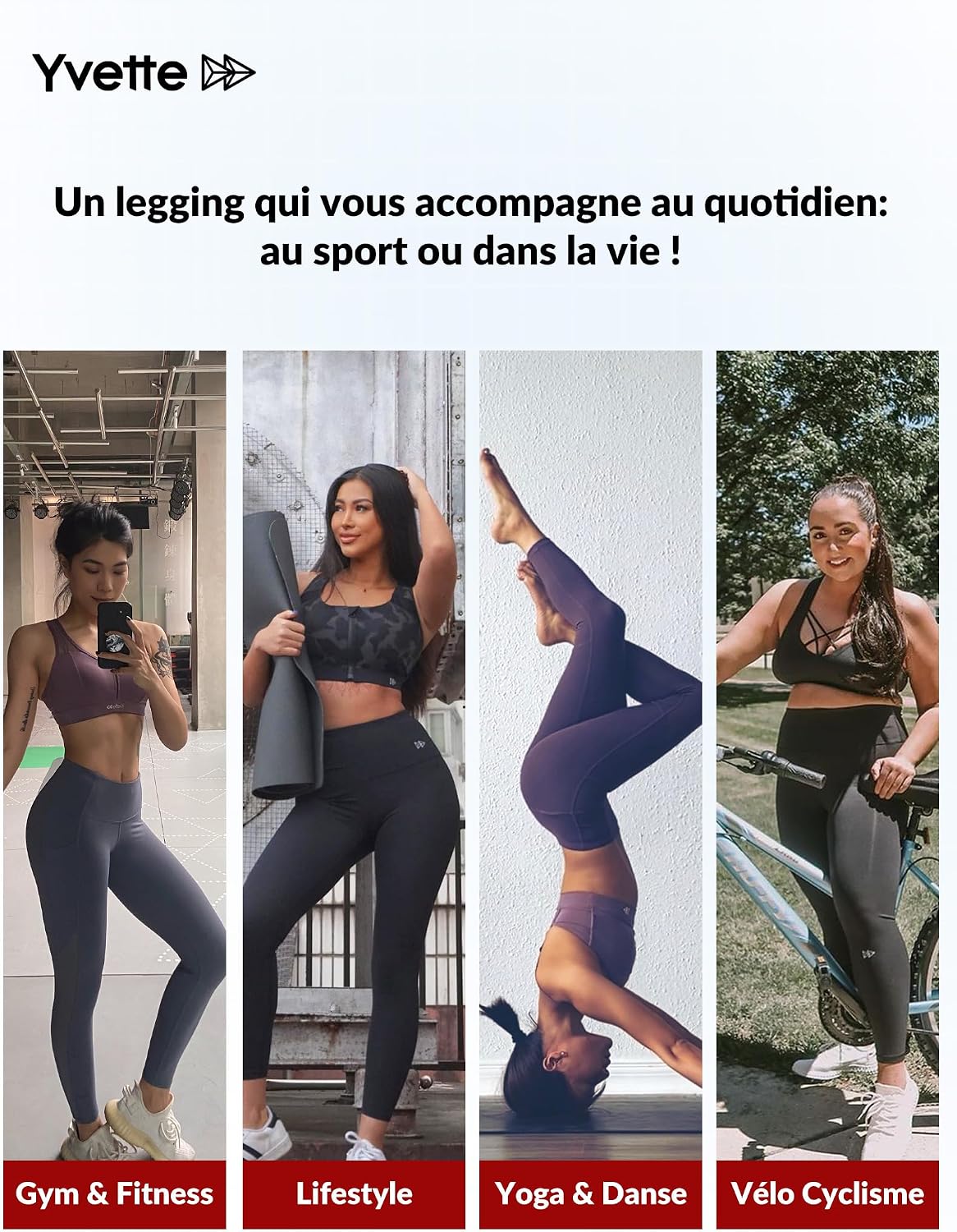 Thumbnail 4 de Yvette Leggings Taille Haute Legging de Sport đ§â