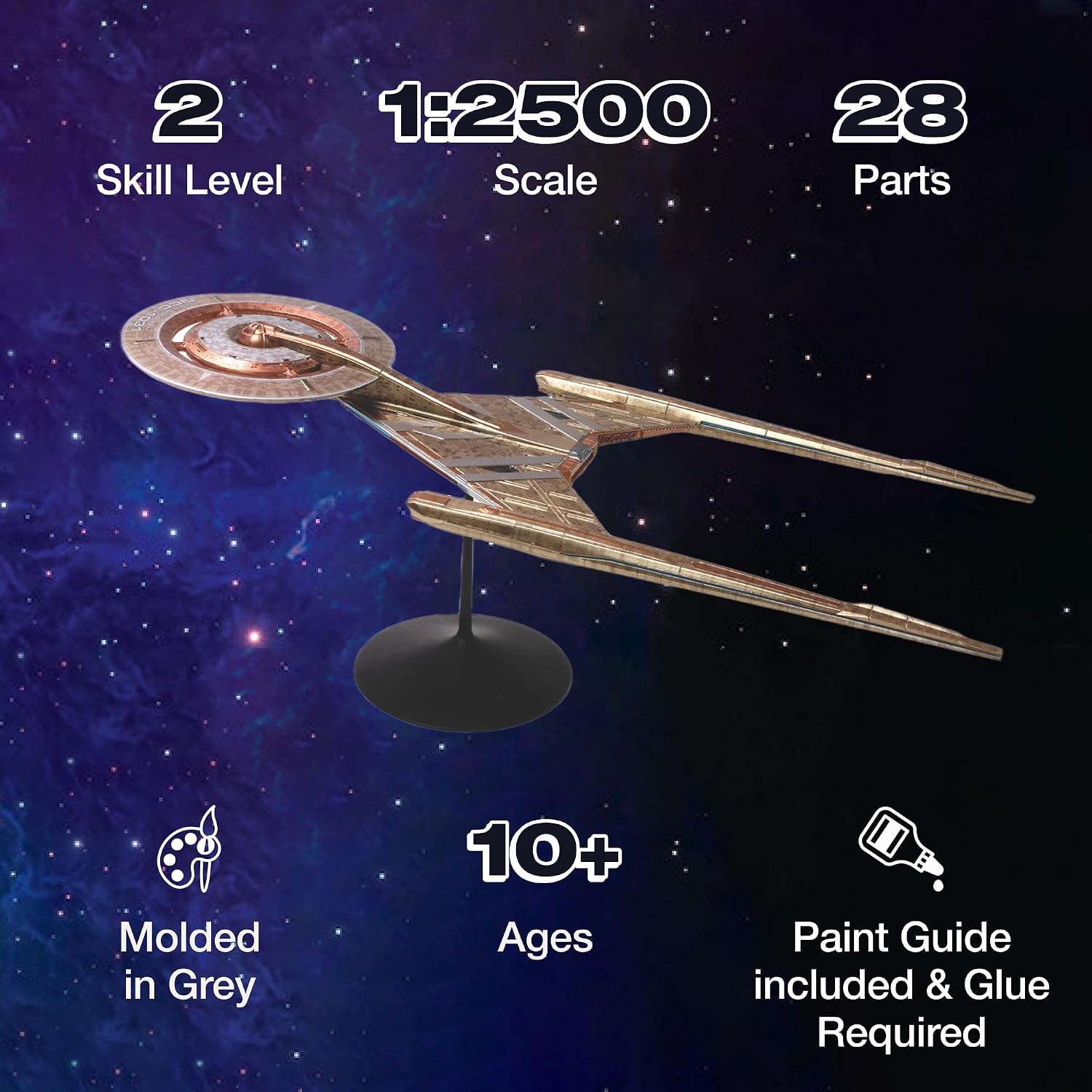 Thumbnail 1 de ポーラライツ POL961M スタートレック：ディスカバリー U.S.S.ディスカバリー 1/2500プラモデル