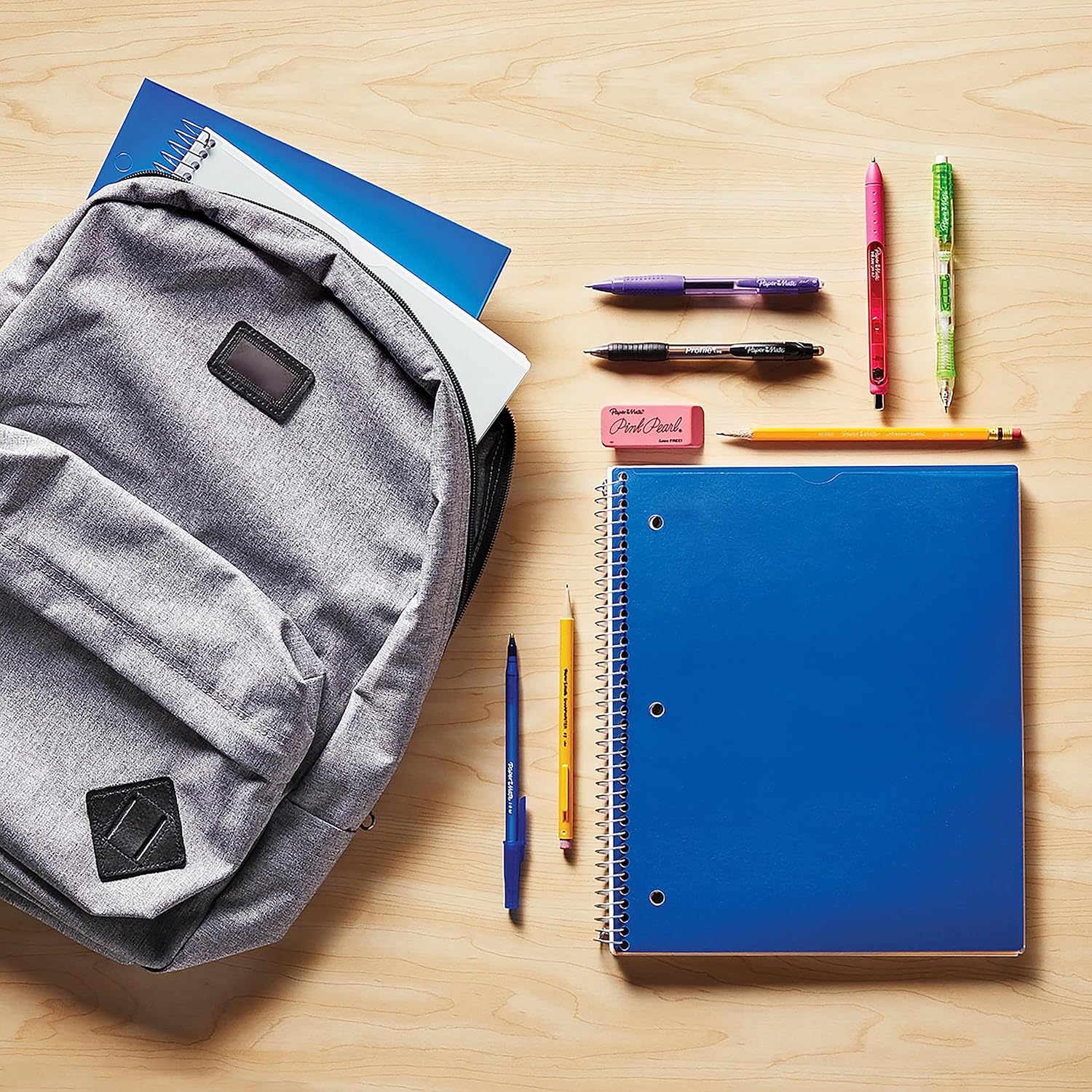 Thumbnail 1 de Paper Mate InkJoy 100RT penna a sfera retrattile rossa, punta media 1,0 mm (confezione da 20)