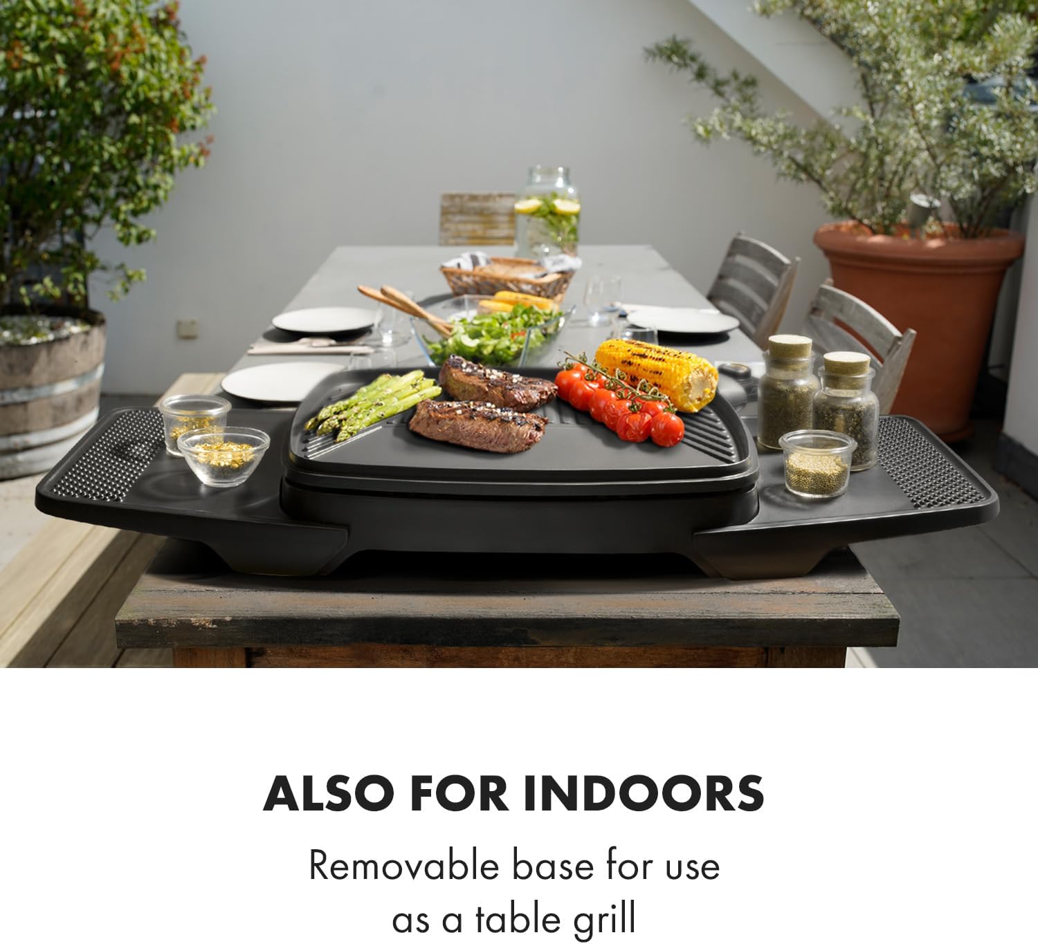 Thumbnail 5 de Klarstein Gatsby Electric Grill, 2000 W, 40 x 36 cm Non-Stick Plate