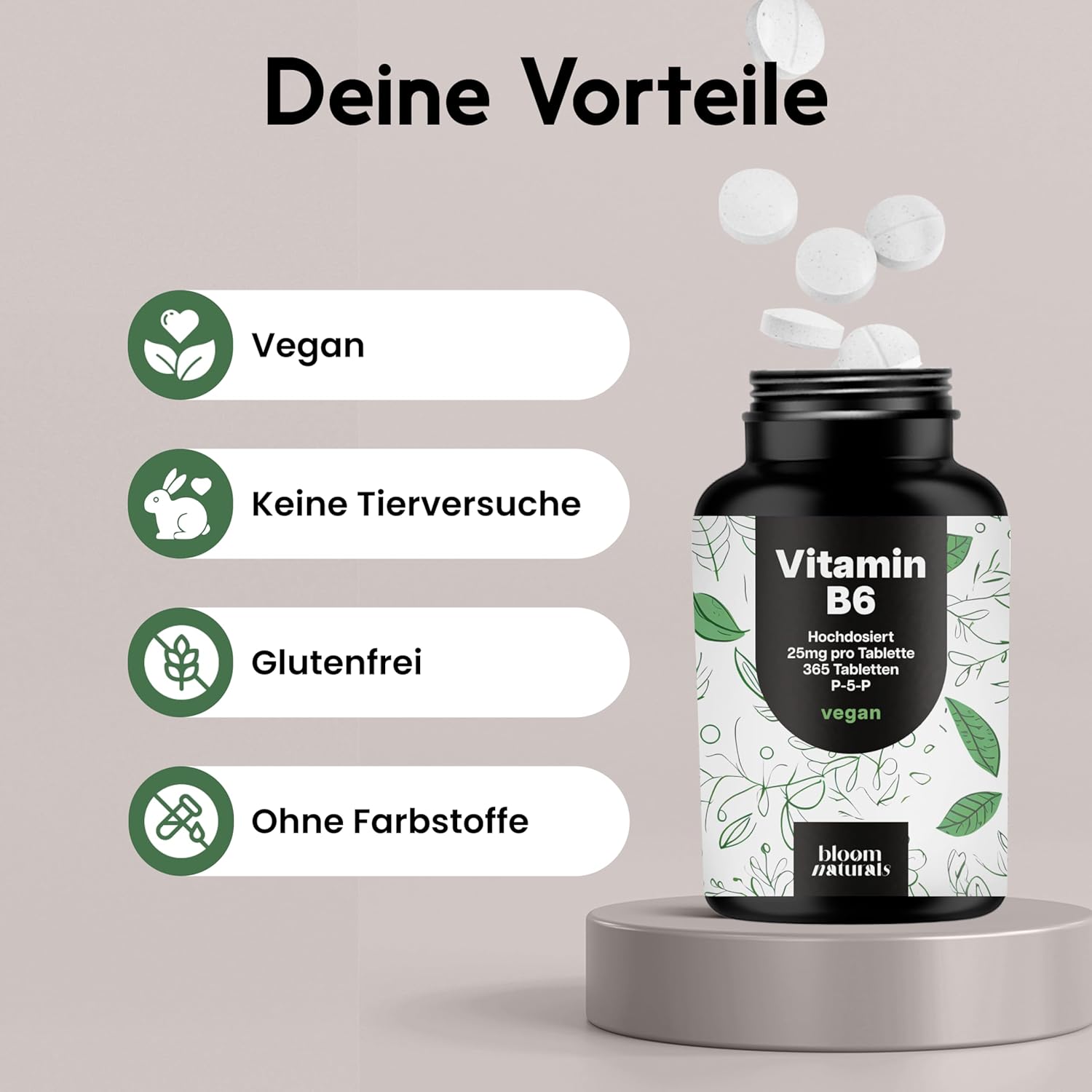 Thumbnail 3 de Vitamin B6 P5P hochdosiert 25 mg Tablette