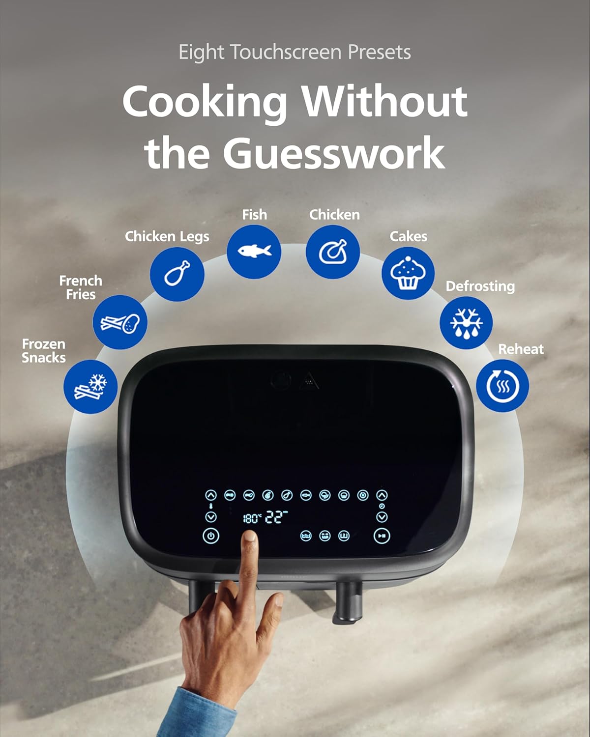 Thumbnail 5 de Philips Airfryer 3000 Series Dual Basket 3L+6L Air Fryer