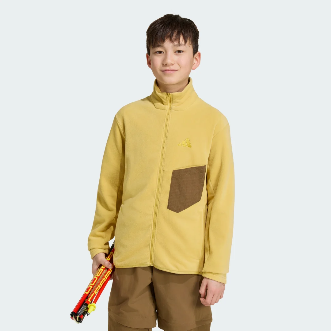 Detalle de Forro polar infantil Terrex Multi CLIMAWARM con cremallera de Adidas