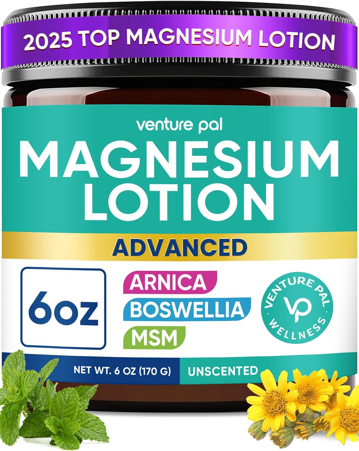 Thumbnail 6 de Magnesium Lotion with Arnica, MSM & Boswellia – Cooling Magnesium Cream for Legs & Feet