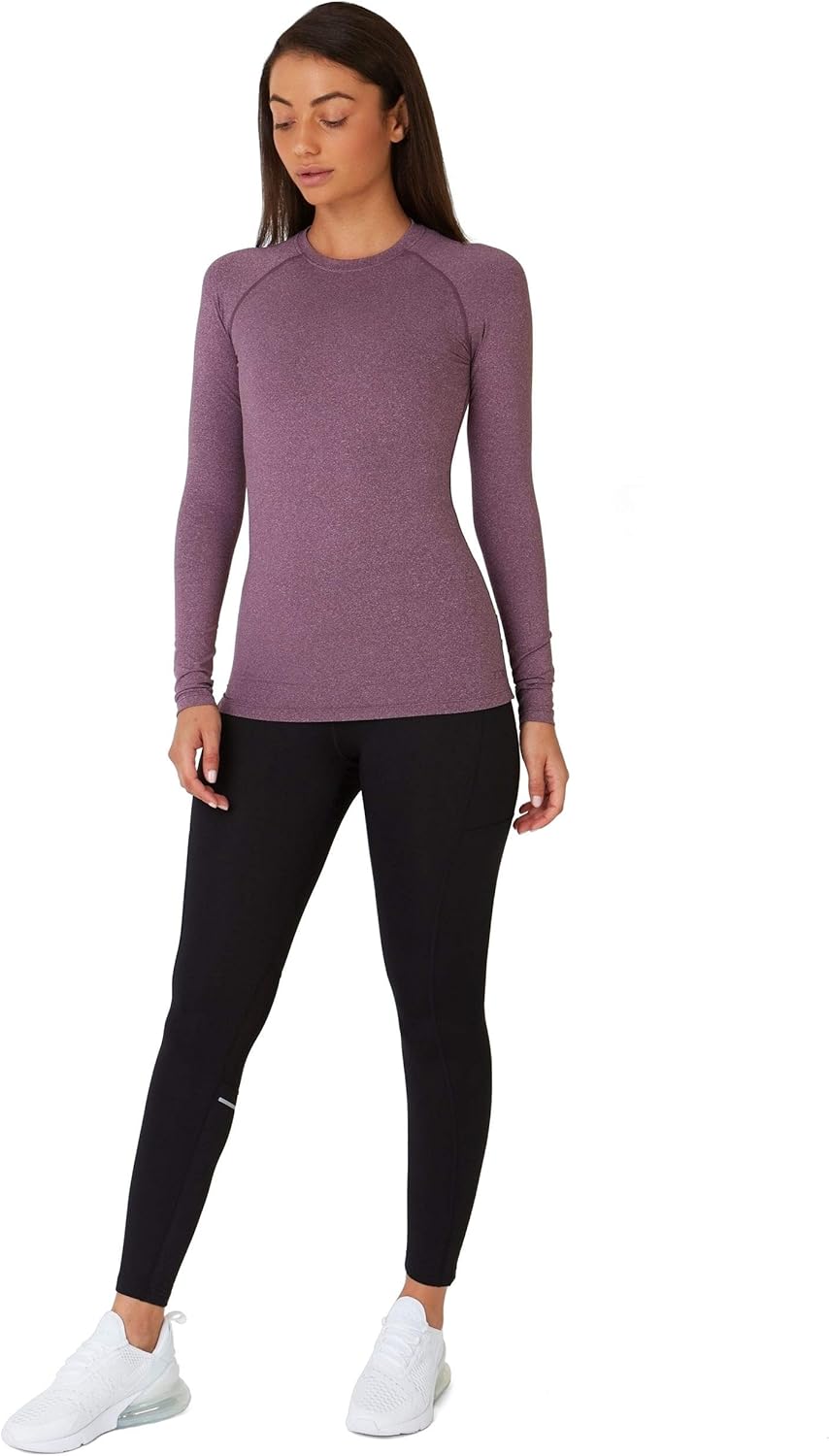 Detalle 2 de TCA SuperThermal Maglia Termica Donna a Manica Lunga: Calore e Prestazioni per l’Inverno Attivo