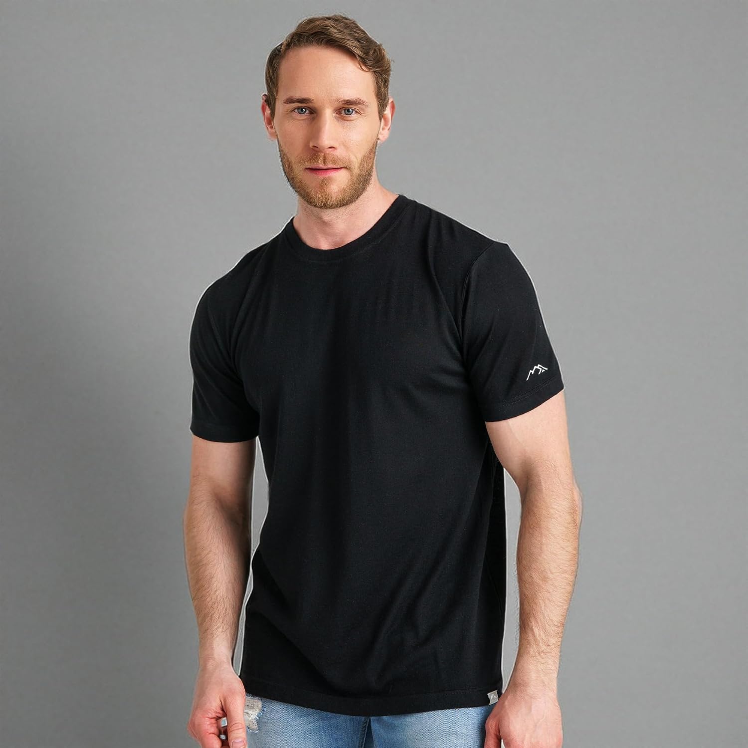 Thumbnail 6 de 100% Merino T-Shirt Herren Kurzarm – Lightweight Merino Wolle Sportshirt