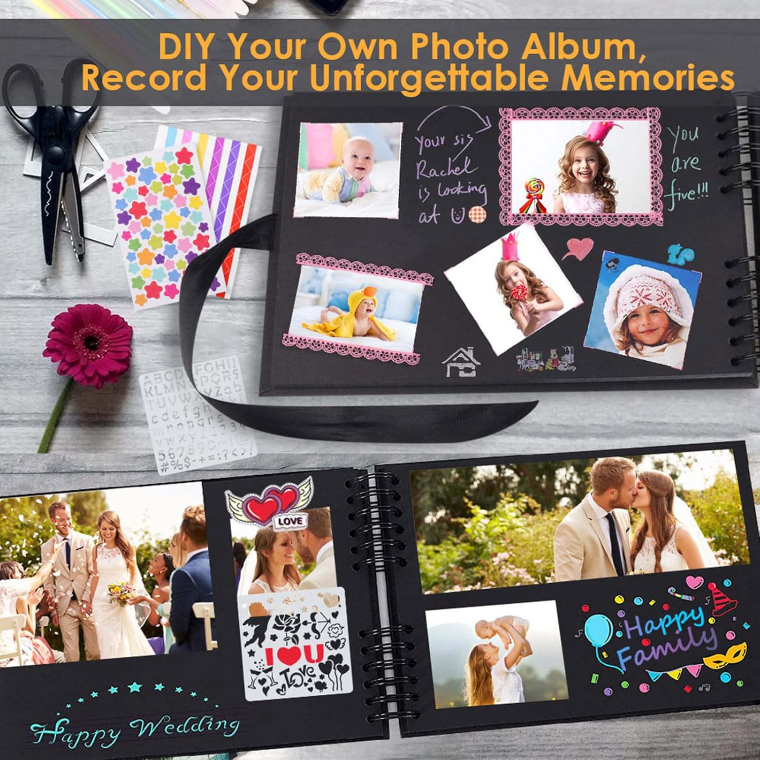 Thumbnail 4 de Fotoalbum zum Selbstgestalten 30x21 cm 📷